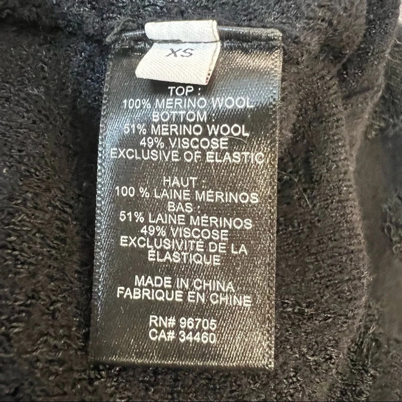 Rebecca Taylor Black Doily Wool Jumpsuit. Size XS. NWT. - Picture 9 of 10